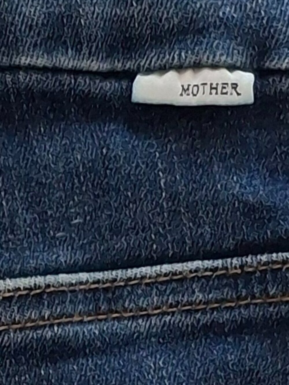 MOTHER High Waisted Looker Jeans 24 Medium Wash Blue USA - Picture 5 of 15